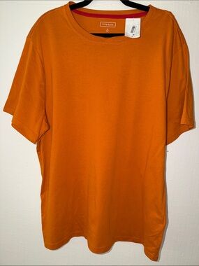 Club Room Men’s Orange Crew Neck Short Sleeve T-Shirt XL NWT